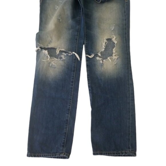 Mavi ADA Sexy Boyfriend Distressed Blue Denim Jeans 26 Womens Casual Style - Picture 2 of 8